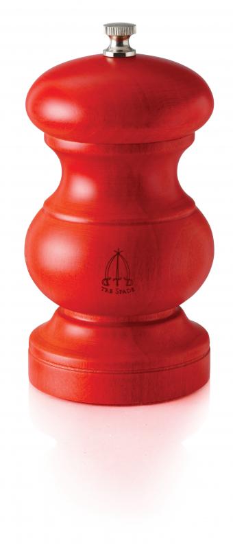 Spices Collection - 13-cm Red Chili Grinder Long Seasoned Beech Wood